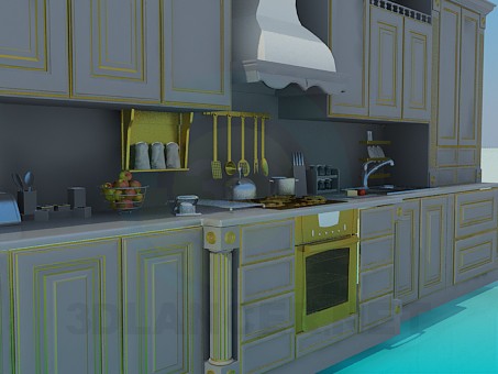 modelo 3D Cocina - escuchar modelo 3D Cocina - escuchar