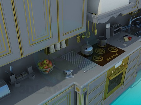 modelo 3D Cocina - escuchar modelo 3D Cocina - escuchar