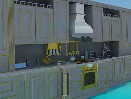modelo 3D Cocina - escuchar modelo 3D Cocina - escuchar