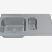 modello 3D Cucina lavello in acciaio Sonatina (ZAS-051L 33560) - anteprima