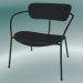 3d model Pabellón de la silla (AV5, H 70cm, 65x69cm, roble lacado negro) - vista previa