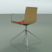 3D Modell Stuhl 0332 (drehbar, mit Armlehnen, mit Frontverkleidung, LU1, natürliche Eiche) - Vorschau