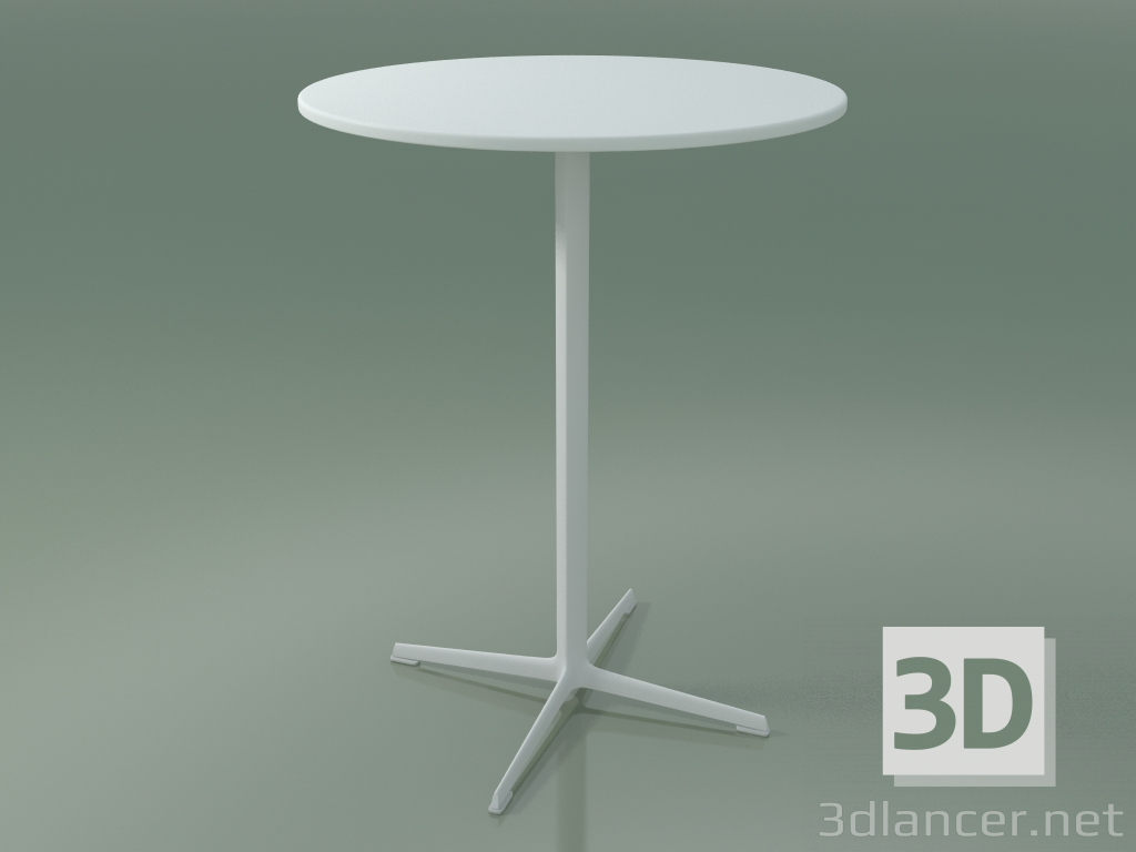 3D Modell Runder Tisch 0971 (H 105 - T 80 cm, M02, V12) - Vorschau