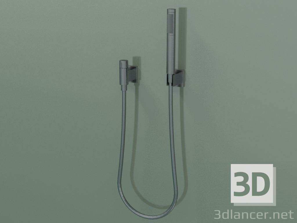 3d model Hand shower set with separate covers (27 809 980-990010) - preview