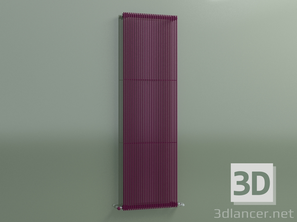 3d модель Радиатор вертикальный ARPA 12 (1820 30EL, Purple trafic) – превью