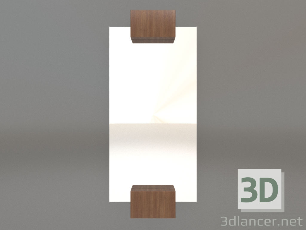 modello 3D Specchio ZL 07 (500х1150, legno marrone chiaro) - anteprima