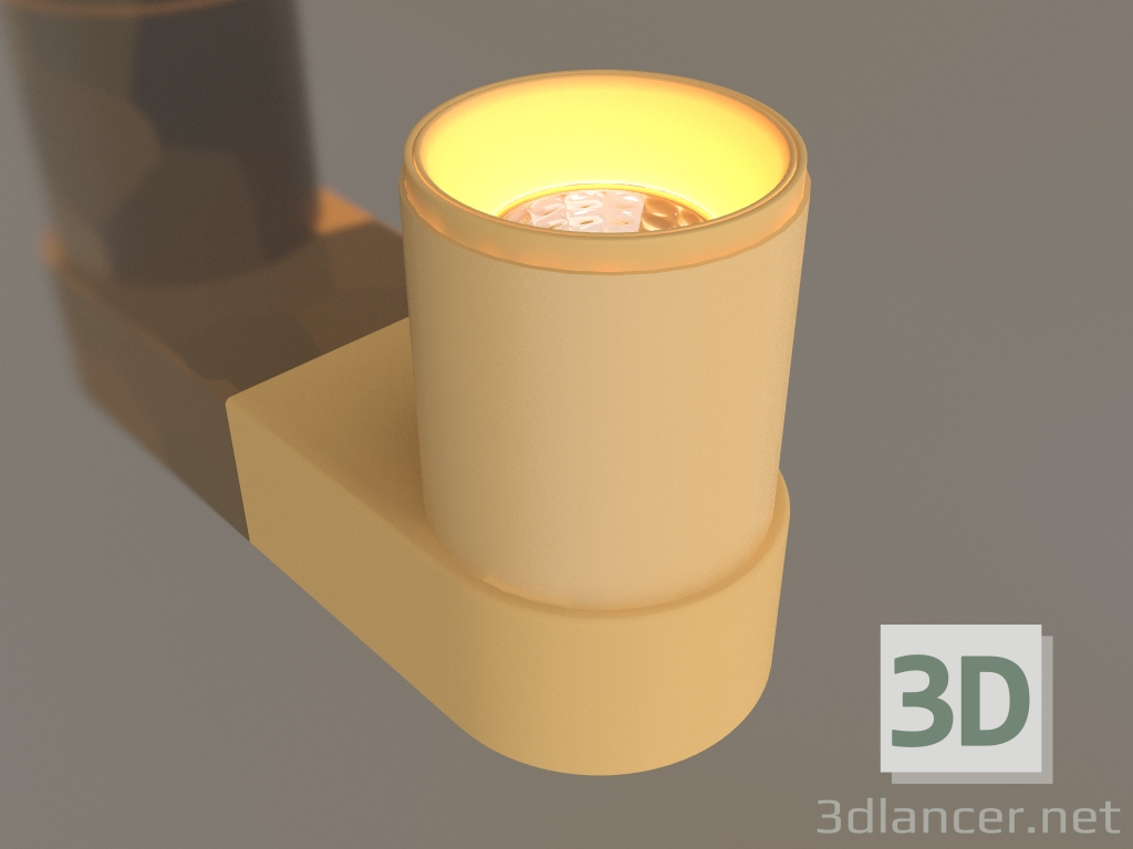 modello 3D Lampada SP-SPICY-WALL-S115x72-6W Day4000 (GD, 40 gradi) - anteprima