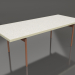 Modelo 3d Mesa de jantar (Ouro, DEKTON Sirocco) - preview