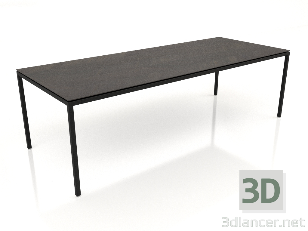 3D modeli Büyük yemek masası VIPP972 (koyu meşe) - önizleme