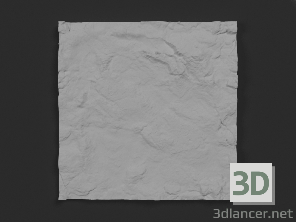 Modelo 3d Painel de gesso Olimp - preview