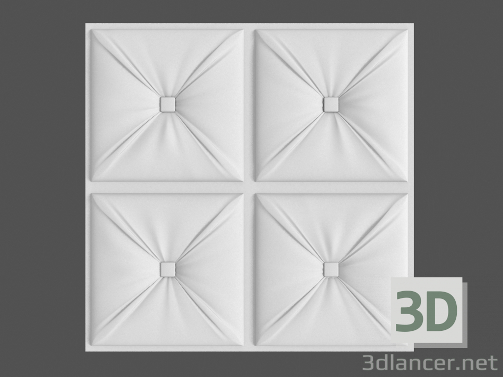 3d модель 3D панель Chester – превью