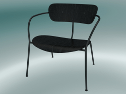 Pavillon de chaise (AV5, H 70cm, 65x69cm, Chêne teinté noir)