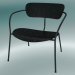 3d model Pabellón de la silla (AV5, H 70cm, 65x69cm, roble teñido negro) - vista previa