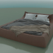 3d модель Ліжко двоспальне Dionigi під матрац 1600 x 2000 (2360 x 2850 x 760, 236DI-285) – превью