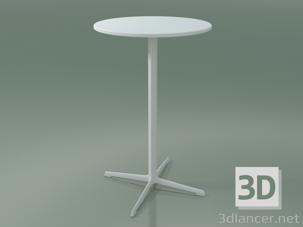 modello 3D Tavolo rotondo 0979 (H 105 - P 65 cm, M02, V12) - anteprima