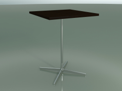 Table carrée 5570 (H 105,5 - 80x80 cm, Wengé, LU1)