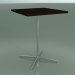 modèle 3D Table carrée 5570 (H 105,5 - 80x80 cm, Wengé, LU1) - preview