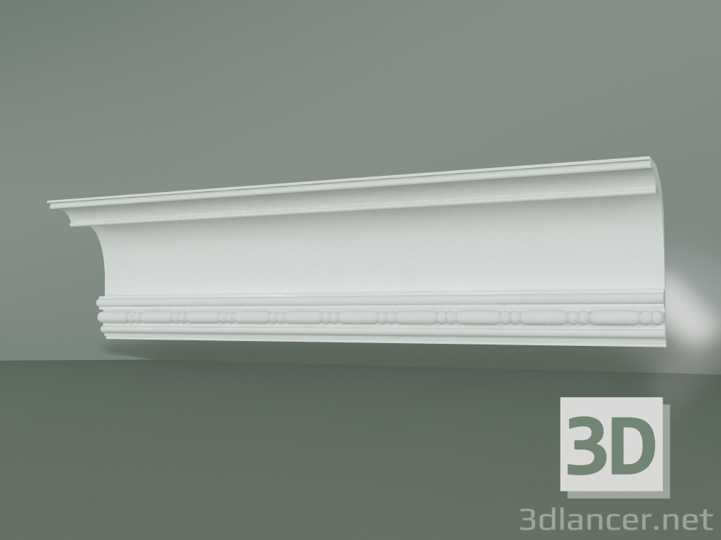 3D modeli KV018 süslemeli alçı korniş - önizleme