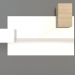 modèle 3D Miroir ZL 07 (817х568, bois blanc, blanc) - preview