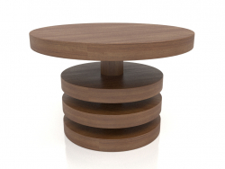 कॉफी टेबल जेटी 04 (डी = 600x400, लकड़ी की भूरी रोशनी)