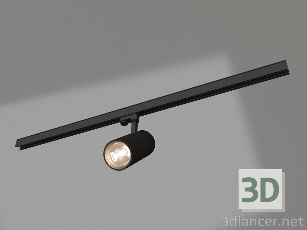 3D Modell Lampe LGD-GERA-4TR-R90-30W Warm3000 (BK, 24 Grad, 230V, DALI) - Vorschau
