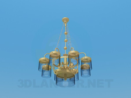 3d model A large chandelier - preview 3d model A large chandelier - preview