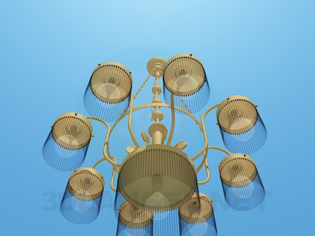 3d model A large chandelier - preview 3d model A large chandelier - preview
