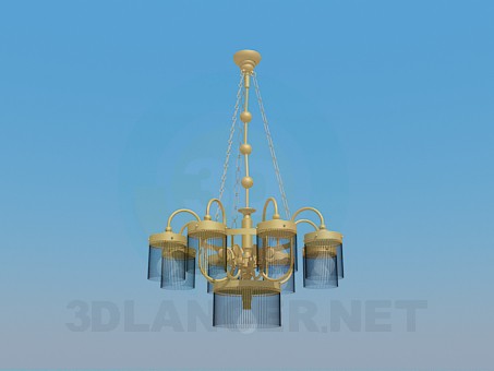 3d model A large chandelier - preview 3d model A large chandelier - preview