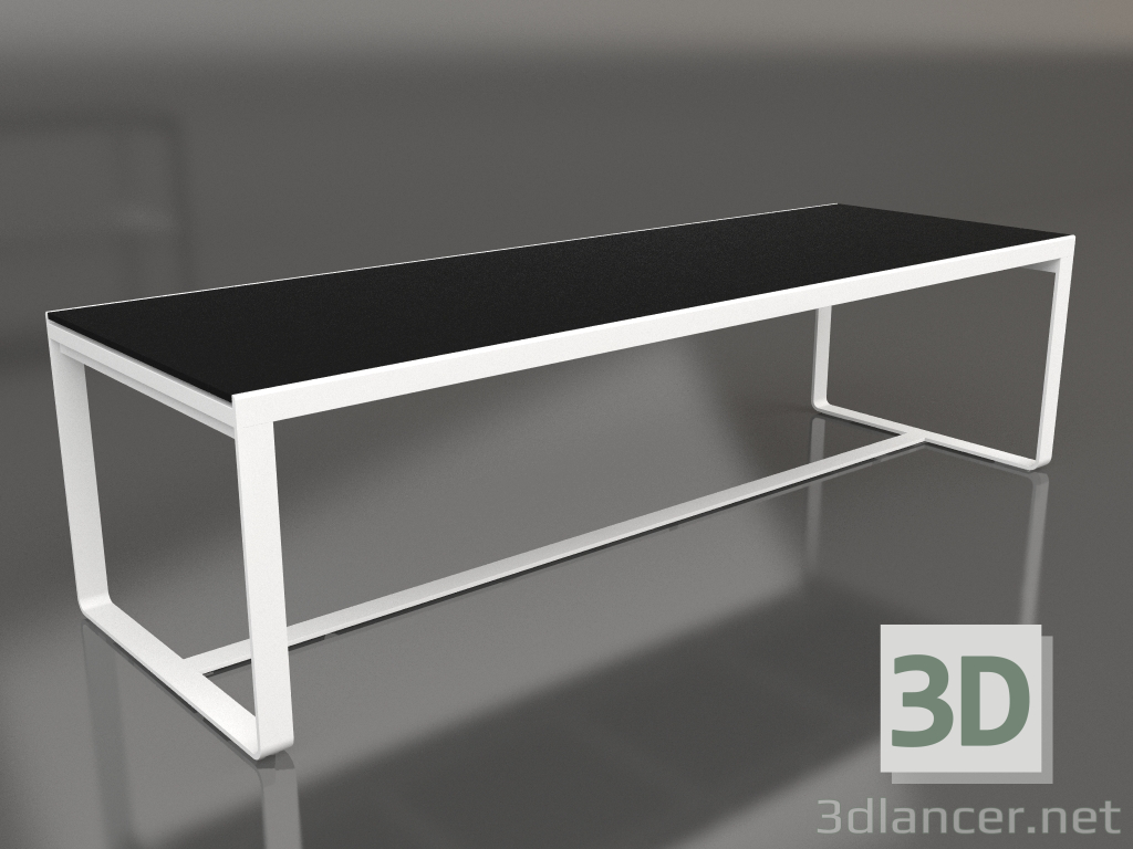 3D modeli Yemek masası 270 (DEKTON Domoos, Beyaz) - önizleme