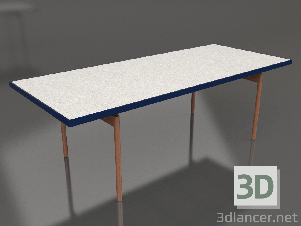 3d model Mesa de comedor (Azul noche, DEKTON Sirocco) - vista previa