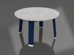Круглий бічний стіл (Night blue, DEKTON)