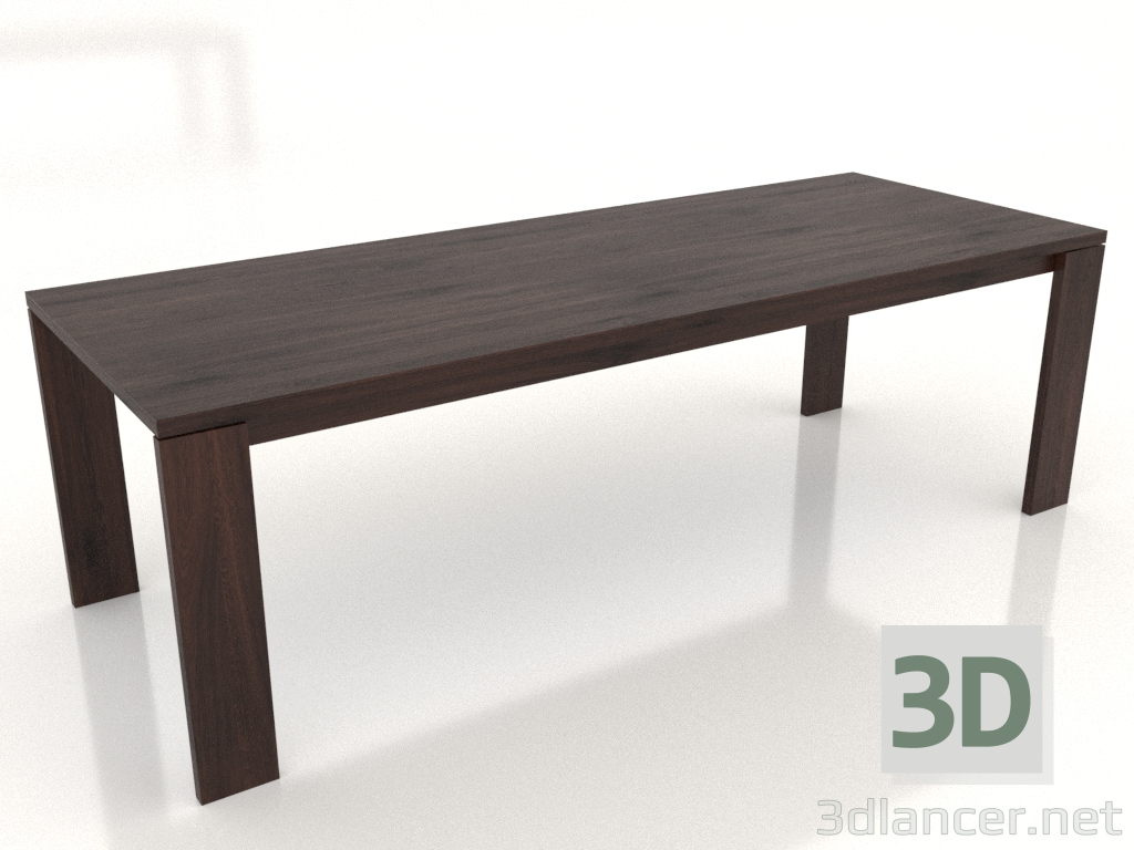3d model Dining table BLANK 2400x900x750 mm (wenge oak) - preview
