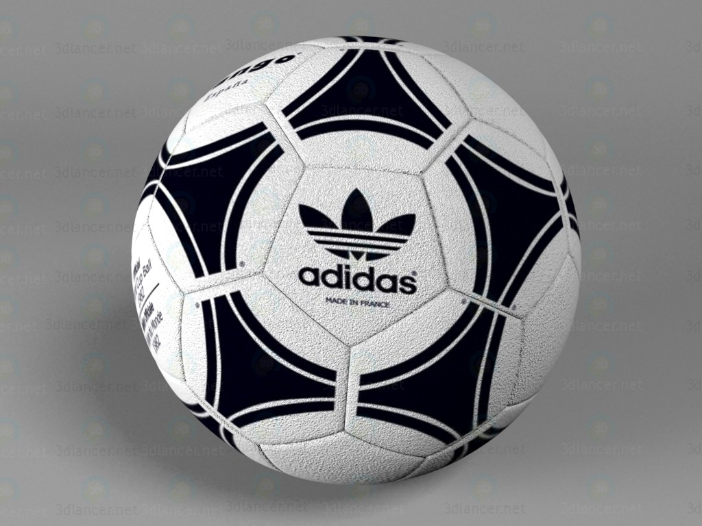 3d Мяч футбольный Adidas модель купить - ракурс 3d Мяч футбольный Adidas модель купить - ракурс