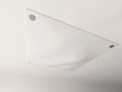 Lámpara de techo con el efecto de la tela arrugada