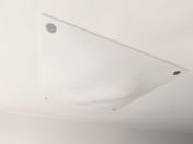 Buruşuk kumaş etkisi ile tavan lambası