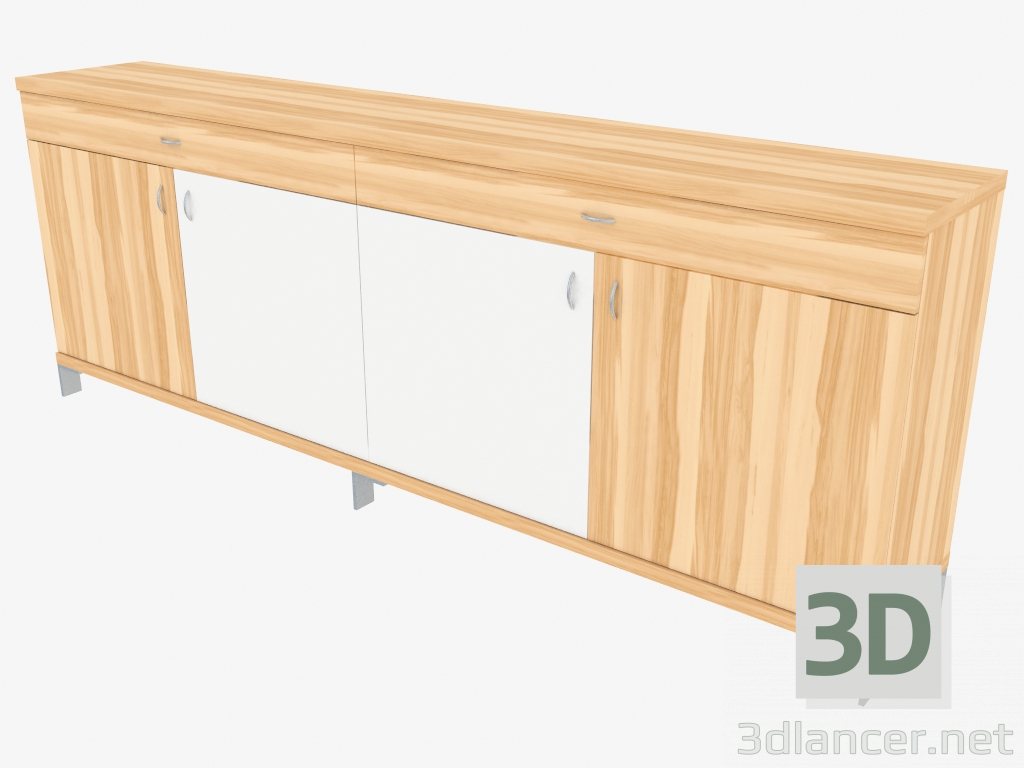 3d model Four-section buffet (150-48-1) - preview