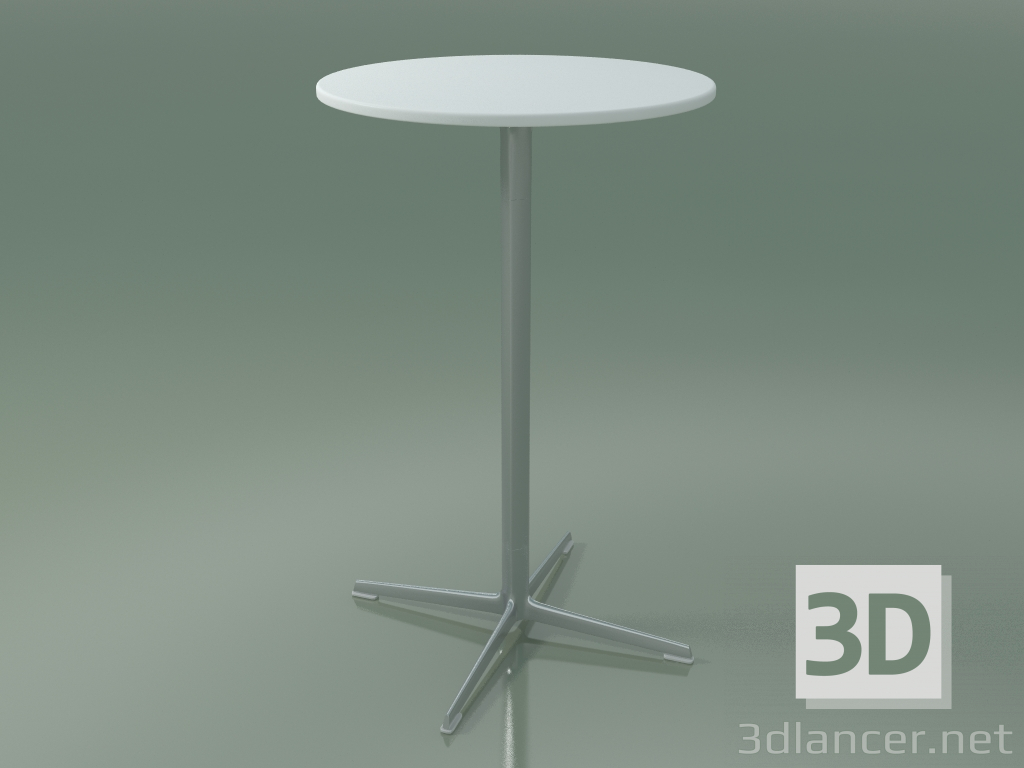 modello 3D Tavolo rotondo 0979 (H 105 - P 65 cm, M02, LU1) - anteprima