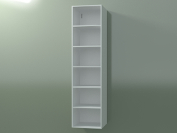 Wall tall cabinet (8DUBED01, Glacier White C01, L 36, P 36, H 144 cm)