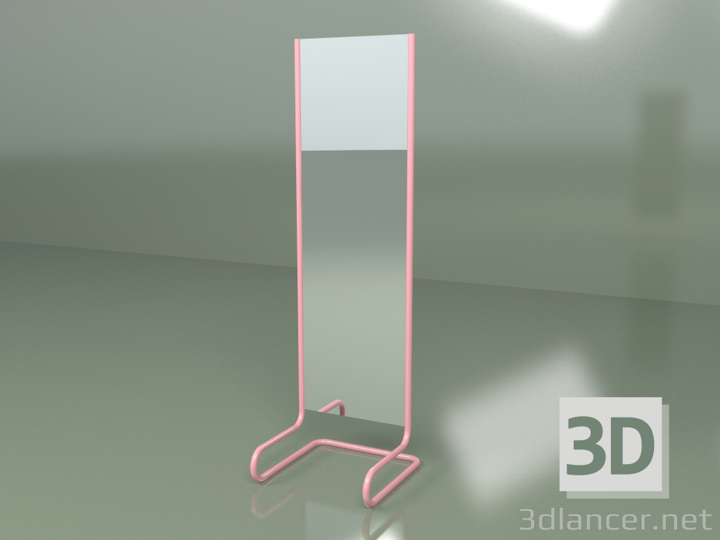 3D Modell Spiegel von Warja Schuka (rosa) - Vorschau