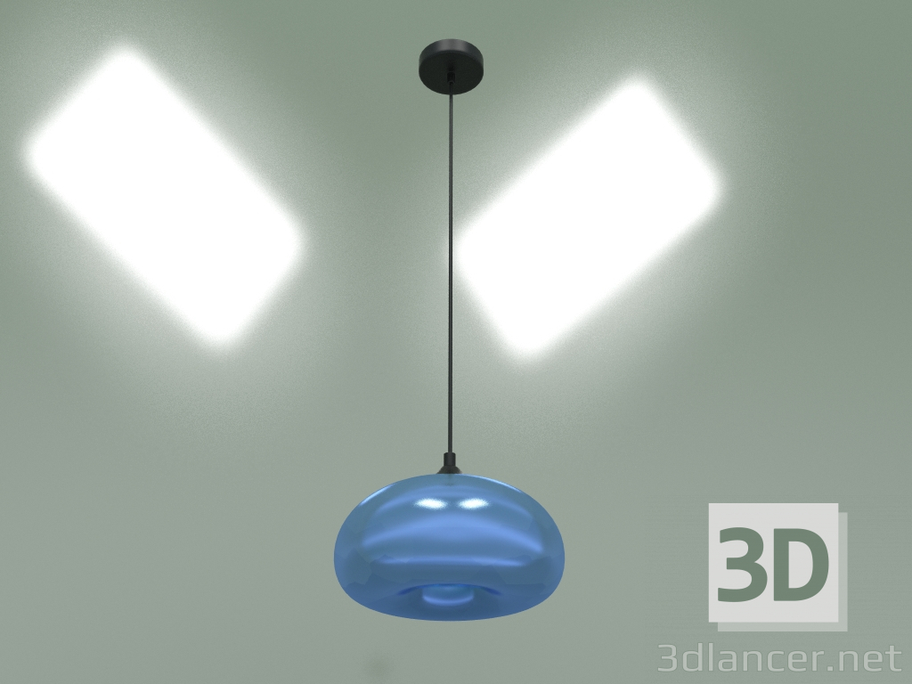 3d model Pendant lamp 50166-1 (blue) - preview