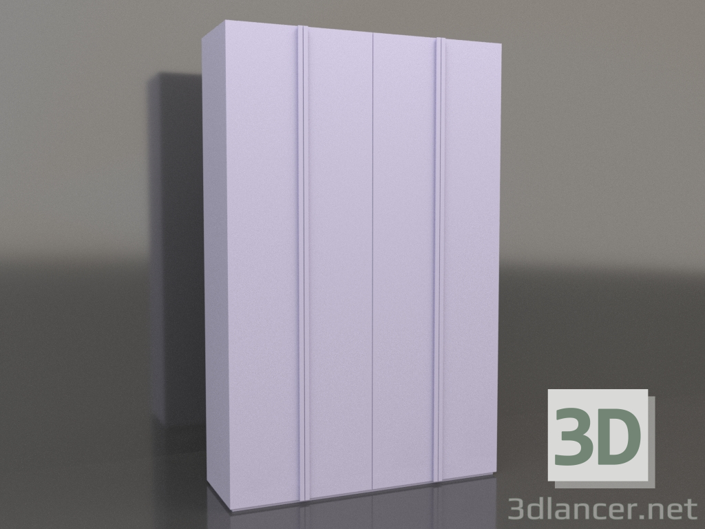 3D modeli Gardırop MW 01 boya (1800x600x2800, leylak) - önizleme