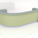 3D modeli Resepsiyon masası Valde LAV58L (3508x1191) - önizleme