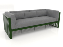 3-Sitzer-Sofa (Flaschengrün)