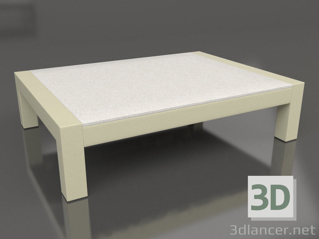 modello 3D Tavolino (Oro, DEKTON Sirocco) - anteprima