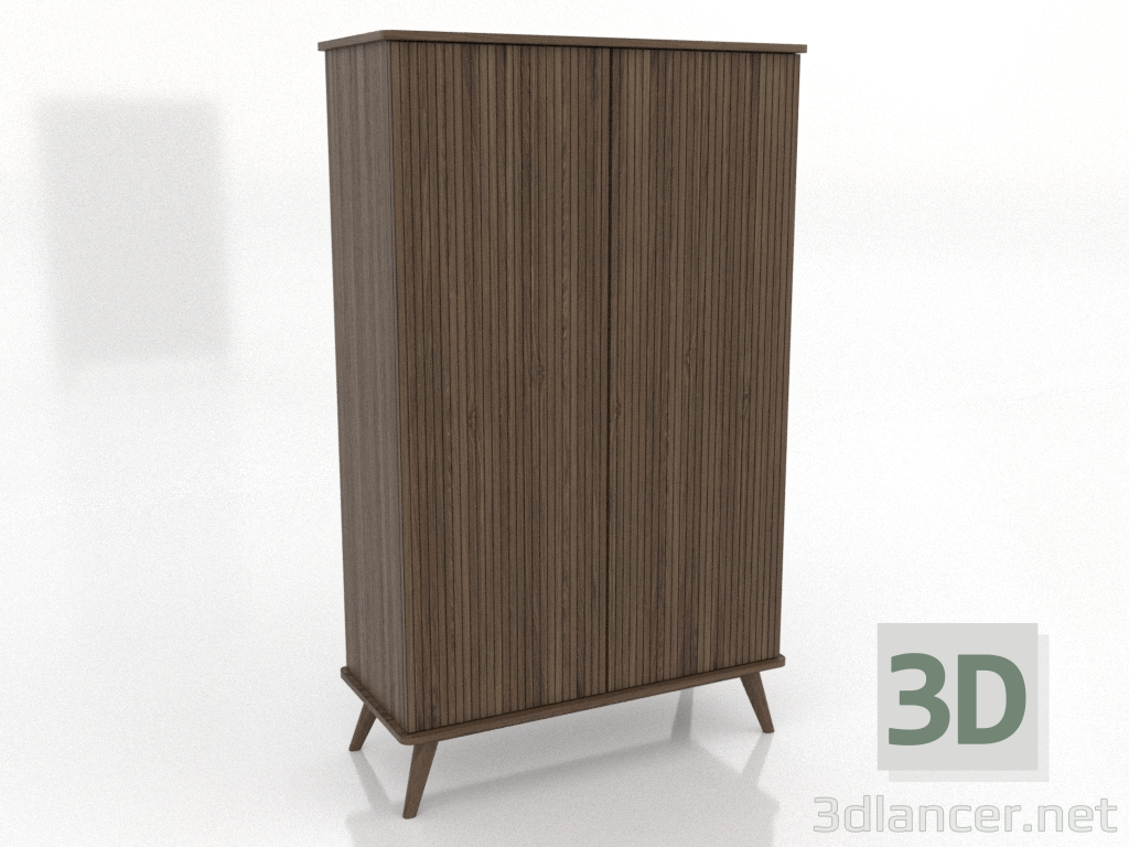 3d model Armario 4 1000x450x1650 mm (nogal fresno aclarado) - vista previa 3d model Armario 4 1000x450x1650 mm (nogal fresno aclarado) - vista previa