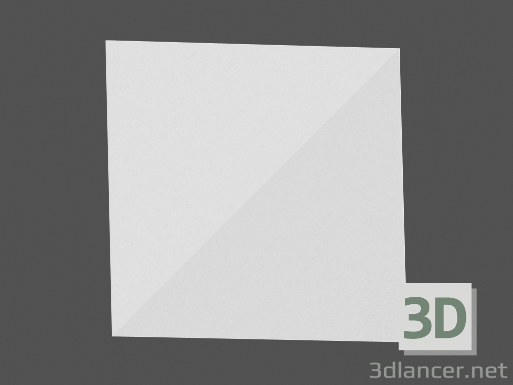 3d model Panel rombo 3d - vista previa