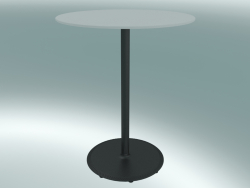 Table BON (9380-01 (⌀ 60cm), H 74cm, HPL blanc, fonte noire)