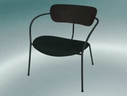 Pabellón de la silla (AV6, H 70cm, 65x69cm, Nogal, Velvet 1 Forest)