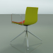 3d model Chair 0470 (swivel, with armrests, with front trim, LU1, PO00118) - preview