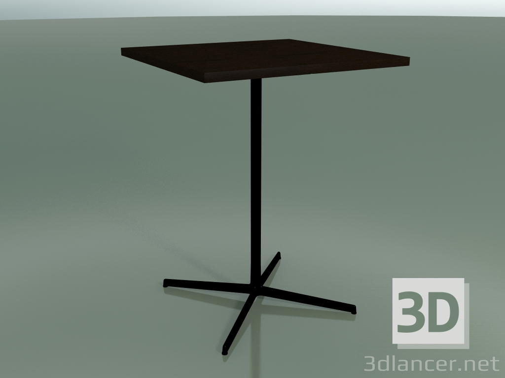 3D Modell Quadratischer Tisch 5570 (H 105,5 - 80 x 80 cm, Wenge, V39) - Vorschau